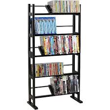 Atlantic 40 Element Media Storage Rack 230 Cds 150 Dvds 185 Blurays Espresso Or Maple Walmart Com Media Rack Home Entertainment Furniture Dvd Rack