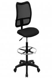 Flash Furniture Height Adjustable Drafting Stool With Cutout Fabric Gray Fabric Arms Armless Wla277gyd Drafting Chair Fabric Seat Lancaster Home