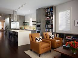 unique open concept small kitchen
