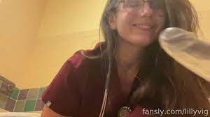 Lilly Vig Nurse Riding Anal Dildo In Toilet
