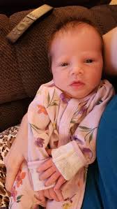 Say hello to Adele Mary! She was born weighing 6 pounds 15 ounces at Holy  Family Birth Center