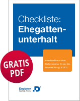 Wann kann unterbezahlter unterhalt nachgefordert werden? Nachehelicher Unterhalt Vorraussetzungen Und Anspruchsgrundlagen Familienrecht