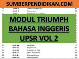 Modul Triumph Redong Bahasa Inggeris Upsr Vol 2 Triumph School Adjectives