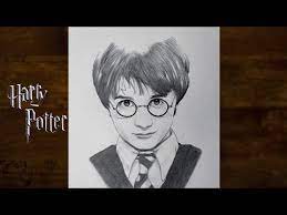 How To Draw Harry Potter Step By Step Youcandraw Youtube Harry Potter Portraits Harry Potter Sketch Harry Potter Drawings
