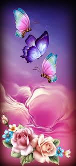 Roses Butterflies Butterfly Wallpaper Backgrounds Flower Background Wallpaper Flowery Wallpaper