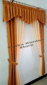 Gorden minimalis terbaru gorden jendela kamar minimalis desain via gordenminimalis.com. Gorden Hordeng Jendela Ruang Tamu 1 Set Poni Atas Pintu Model Terbaru Lazada Indonesia