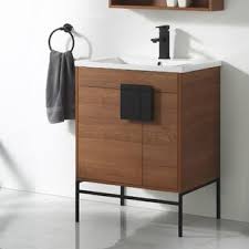 Designed with comfortable modern white wood style. Modern 30 Inch Bathroom Vanities Allmodern