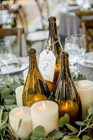 Ambesonne wine tablecloth, agriculture country theme natural landscape product alcoholic drink fruit, rectangular table cover for dining room kitchen decor, 60 x 84, green black 4.6 out of 5 stars 138 23 Wine Bottle Centerpieces Homemade Wine Bottle Centerpiece Ideas