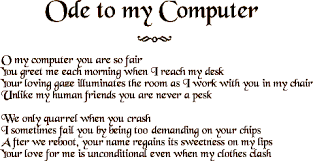 In other words, you don't need to make as many rhymes as possible. True Computer Love Stories