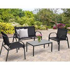 Looking to create a calm, coordinated garden? Tangkula 4 Piece Patio Furniture Outdoor Sofa Garden Lawn Sectional Conversation Set Outdoor Garden Poolside Glass Top Tea Coffee Table And Chairs With Smooth Armrest Conversation Sets Patio Furniture Sets Westmead Is Edu Ph