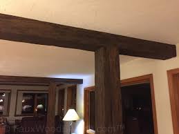 The distance in this case is 12 ft+ 2 ft = 14 ft. How To Divide A Room Using Beams Faux Wood Workshop