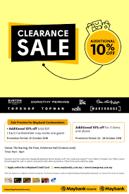 See the best & latest maybank fixed deposit promotion on iscoupon.com. Topshop Topman Dorothy Perkins More Discount For Maybank Cards Best Credit Co Malaysia
