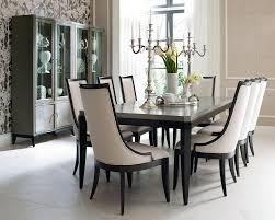 Harmony In Design Function And Style Is What Gives This Elegant Collection Its Stunning Allure Crafte Luxury Dining Room Black Dining Room Dining Room Design