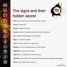 How to say cancer irroratus in english? The Signs And Their Hidden Secret Astrology Signs Zodiac Signs Funny Zodiac Signs Astrology