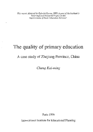 The impact of tier 4 measures will be revealed within days because it can take up to two weeks for someone who has caught the virus to show. The Quality Of Primary Education A Case Study Of Zhejiang Province China Unesco Digital Library