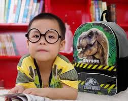 Personalized Jurassic World Backpack