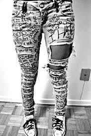 Maybe you would like to learn more about one of these? Top 10 Diy Tricks For Your Boring Old Jeans Jeans Diy Punk Jeans Diy Clothes