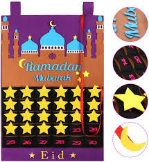 Fasting begins at dawn, ends after sunset. Amazon Com Ourwarm Advent Calendar 2021 Ramadan Decorations Ramadan Calendar 30 Days Eid Mubarak Hanging Felt Countdown Calendar For Kids Eid Gifts Ramadan Decorations Purple Home Kitchen