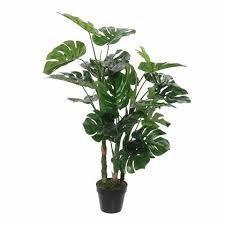 Mica Decorations Kunstplant Monstera In Pot Rubber Groen 100 X 75 Cm Kunstplanten Monstera Gatenplant
