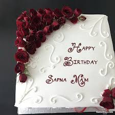Happy Birthday Sapna Cake Hd Images Download Happy Bday Image Sapna Mam Happy Birthday Wishes Cake Happy Birthday Cake Images Happy Birthday Cake Photo