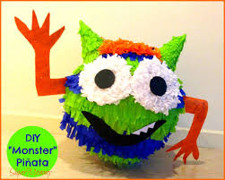 How To Make Decorate A Monster Pinata Monster Pinata Diy Monsters Diy Pinata