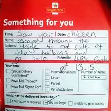 We did not find results for: Royal Mail On Twitter When The Postman Foiled The Chicken S Escape Plan