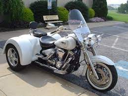 Yamaha Road Star 2006 Yamaha Road Star New Champion Trike Kit Only 3372 Miles Pearl White Trike Kits Trike Trike Motorcycle