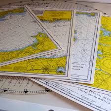 Waterproof Nautical Maps Of Long Island Sound And Course