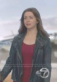 Amelia S Black Moto Jacket On Grey S Anatomy Grey S Anatomy Clothes Black Moto Jacket Grey S Anatomy