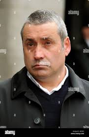 Garry Vian leaves the Old Bailey at the end of the Daniel Morgan murder  trial Stock Photo