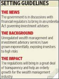 Govt mulls norms for Rs1 trillion wealth management industry
