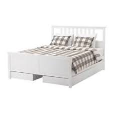 Hemnes White Stain Luroy Bed With 4 Storage Boxes Standard Double Ikea Verstellbare Betten Bett Lagerung Ikea Hemnes Bett