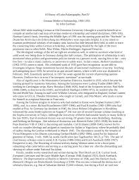 Pdf German Medieval Scholarship 1905 1955 As A History Of Latin Palaeography Part Iv