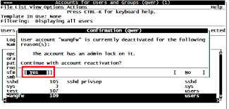 May result in serious database corruption and the inability to access the system. Hpux User Unlock Programmer Sought