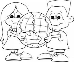 Dunya Cocuk Gunu Boyama Sayfalari Pinterest