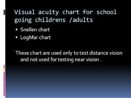 test types used in optometry