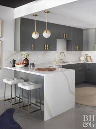 5 Kitchens In Grey White And Gold That Will Blow You Away Daily Dream Decor