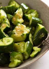 Smashed Cucumber Salad Recipe Smashed Cucumber Salad Cucumber Salad Spicy Recipes