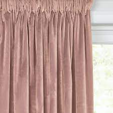 Buyjohn Lewis Lustre Velvet Pair Lined Eyelet Curtains Dusky Pink W167 X Drop 274cm Online At Johnle Pink Velvet Curtains Velvet Curtains Dusky Pink Curtains