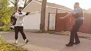 Lua was charged with attempted murder, unlawful use of a weapon and aggravated battery after the. Bodycam Shows Man Shoot Chicago Police Officer From Point Blank Range Youtube