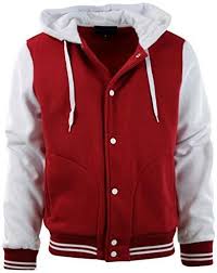 Black And White Varsity Jacket Mens Choiceapparel Mens Baseball Varsity Jacket With Detachable Hoodie Xl 611 Red White Mensfashion Varsity Jacket Baseball Varsity Jacket Hoodies Men