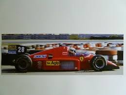 Gilles villeneuve, ferrari 126 ck (1981) 1986 Ferrari F1 86 Stefan Johansson Formula 1 Race Car Print Picture Poster Rare Ebay