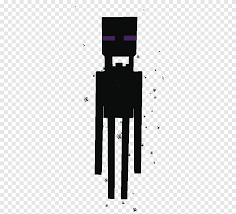 Minecraft is a sandbox building game created and designed by swedish game designer markus notch persson, and later fully the minecraft logo above, which was in use from 2009 to 2011, was designed using a pixelated font. Enderman Minecraft Png Images Pngegg