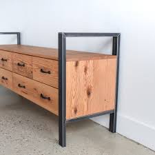 Buy olmsted storage bench (72): 72 Reclaimed Wood Storage Bench Industrial Steel Frame What We Make