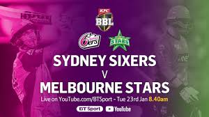 It is free to use. Full Match Sydney Sixers V Melbourne Stars Jan 23 2018 Bbl Youtube
