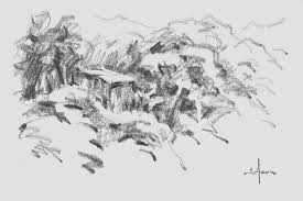 pin by off on 我的素描習作 art humanoid sketch outdoor