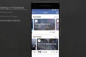 Shrug it off, laugh it off, whatever will make you feel comfortable. Facebook Is Taking On Tinder With New Dating Features The Verge
