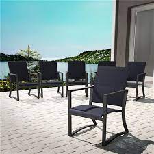 Shop our best selection of patio dining sets to reflect your style and inspire your outdoor space. Cosco Outdoor Furniture Patio Dining Chairs Navy 6 Pk Lowe S Canada