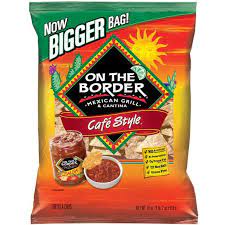 On The Border Cafe Style Tortilla Chips 18 Oz Walmart Com Tortilla Chips Cafe Style Chips