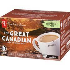 Just use them and toss them into your municipal food waste or composting container, and feel 100% confident you are getting a great tasting cup of coffee without the waste. Pc The Great Canadian Light To Medium Roast 100 Arabica Coffee Single Serve Coffee Pods Pc Ca